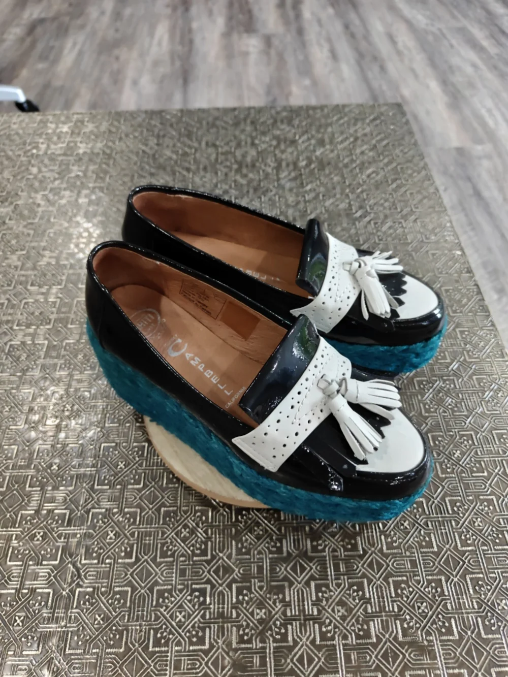 🐢 Jeffrey Campbell Termino platform espadrille loafer Size 7